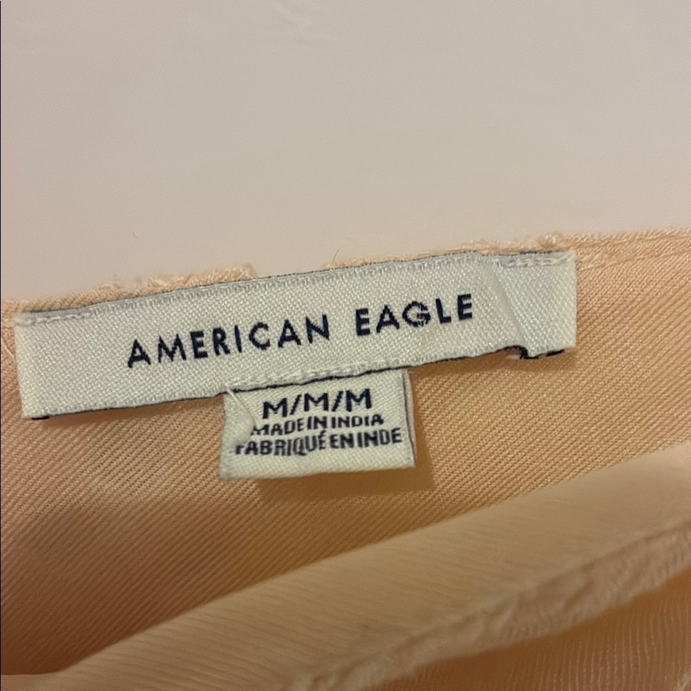 American Eagle Outfitters peach romper medium *missing belt* - Picture 4 of 10